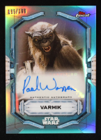 Paul Warren 2022 Finest Star Wars Autographs Blue Refractors #FAPW #196/199 at PristineAuction.com