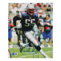 Willie McGinest Signed Patriots 8x10 Photo (Beckett) at PristineAuction.com