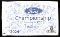 2024 LPGA Ford Championship 13.5x21.5 Golf Pin Flag Signed by (55) with Nelly Korda, Lydia Ko, Hannah Green, Haeran Ryu (Beckett) at PristineAuction.com