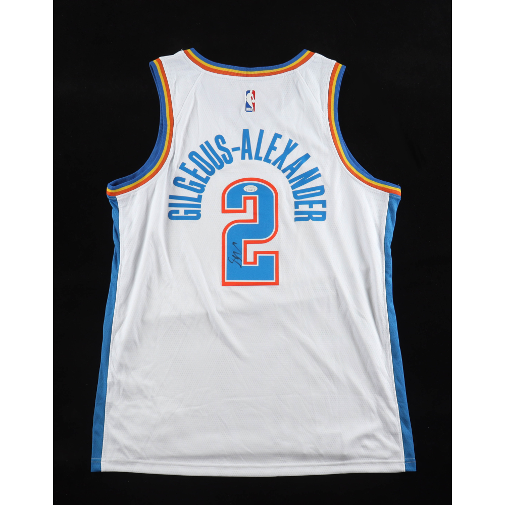 Gilgeous-Alexander ユニフォーム M Shai Gilgeous-Alexander Signed Authentic 2025 NBA FINALS