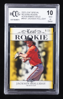 Jackson Holliday 2023 Leaf Special Release Rookie Achievement Gold #RA31 RC #8/25 (BCCG 10) at PristineAuction.com