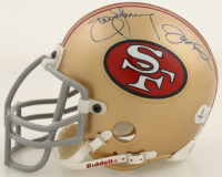 Joe Montana & Steve Young Signed 49ers Mini Helmet (Beckett) at PristineAuction.com