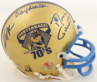 Quarterbacks of the 70's Logo Mini Helmet Signed By (6) With Jim Hart, Greg Landry, Joe Ferguson, Roman Gabriel (Beckett) at PristineAuction.com