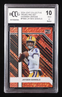 Jayden Daniels 2024 Leaf Collective Promo Pro Set Shimmer Orange #PSB3 RC #224/299 (BCCG 10) at PristineAuction.com