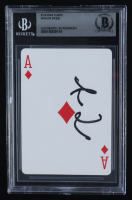 Shaun Deeb Signed Ace Of Diamonds Playing Card (BGS) at PristineAuction.com