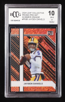 Jayden Daniels 2024 Leaf Collective Promo Pro Set Shimmer Orange #PSB3 RC #164/299 (BCCG 10) at PristineAuction.com