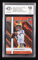 Jayden Daniels 2024 Leaf Collective Promo Pro Set Shimmer Orange #PSB3 RC #168/299 (BCCG 10) at PristineAuction.com