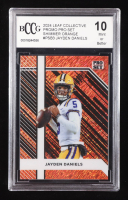 Jayden Daniels 2024 Leaf Collective Promo Pro Set Shimmer Orange #PSB3 RC #250/299 (BCCG 10) at PristineAuction.com