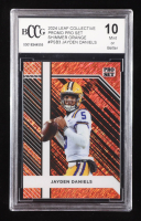 Jayden Daniels 2024 Leaf Collective Promo Pro Set Shimmer Orange #PSB3 RC #55/299 (BCCG 10) at PristineAuction.com