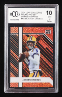 Jayden Daniels 2024 Leaf Collective Promo Pro Set Shimmer Orange #PSB3 RC #251/299 (BCCG 10) at PristineAuction.com