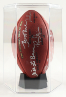 Jerry Rice, Emmitt Smith, Dick LeBeau | Pro Football Hall of Fame Class of 2010 NFL Football Signed By (7) (Beckett) at PristineAuction.com