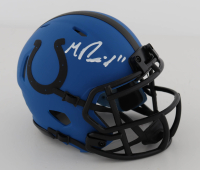 Michael Pittman Jr. Signed Colts Rave Alternate Speed Mini Helmet (JSA) at PristineAuction.com