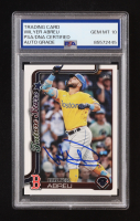 Wilyer Abreu Signed 2025 Topps Future Stars #367 (PSA | Auto 10) at PristineAuction.com
