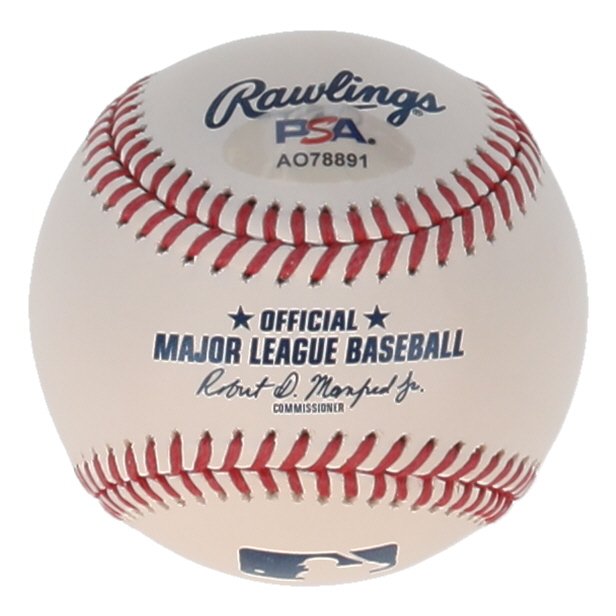 Omar Narvaez Signed OML Baseball (PSA) at PristineAuction.com Omar Narvaez Signed OML Baseball (PSA) at PristineAuction.com