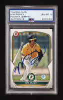 Max Muncy Signed 2023 Bowman 1st Edition #BPPF87 RC (PSA | Auto 10) at PristineAuction.com