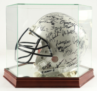 Terry Bradshaw, Joe Greene, Lynn Swann, Jack Ham, Jack Lambert | "Steelers Super Bowl Winners of the 1970's" Full-Size Authentic On-Field Helmet Signed By (55) (Beckett) at PristineAuction.com