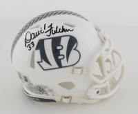 David Fulcher Signed Bengals Salute To Service Alternate Speed Mini Helmet (Beckett) at PristineAuction.com
