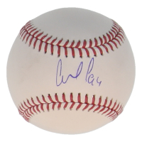 Omar Narvaez Signed OML Baseball (PSA) at PristineAuction.com