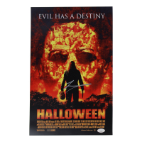 Tyler Mane Signed "Halloween (2007)" 11x17 Poster (JSA) at PristineAuction.com