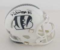 Peter Warrick Signed Bengals Salute To Service Alternate Speed Mini Helmet (Beckett) at PristineAuction.com