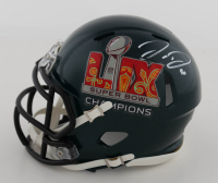 Jordan Davis Signed Eagles Super Bowl LIX Speed Mini Helmet (JSA) at PristineAuction.com