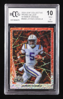 Jayden Daniels 2024 Leaf Collective Promo '90 Leaf Shimmer Orange #90B3 RC #254/299 (BCCG 10) at PristineAuction.com