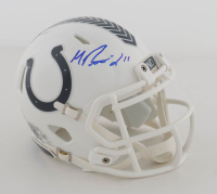 Michael Pittman Jr. Signed Colts Salute To Service Alternate Speed Mini Helmet (JSA) at PristineAuction.com