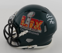 Quinyon Mitchell Signed Eagles Super Bowl LIX Speed Mini Helmet (JSA) at PristineAuction.com