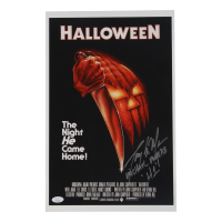 Tony Moran Signed "Halloween" 11x17 Poster Inscribed "Michael Myers #1" (JSA) at PristineAuction.com