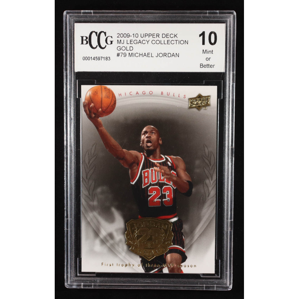 Michael Jordan 2009-10 Upper Deck Michael Jordan Legacy Collection Gold #79 (BCCG 10) at PristineAuction.com