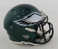Fletcher Cox Signed Eagles Speed Mini Helmet (JSA) at PristineAuction.com
