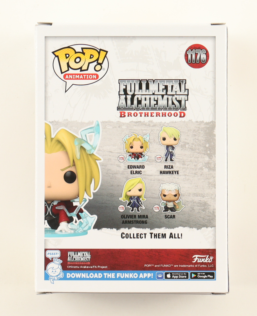 Vic Mignogna Signed "Fullmetal Alchemist: Brotherhood" #1176 Edward Elric Funko Pop! Vinyl Figure Inscribed "Move Forward" (JSA) at PristineAuction.com Vic Mignogna Signed "Fullmetal Alchemist: Brotherhood" #1176 Edward Elric Funko Pop! Vinyl Figure Inscribed "Move Forward" (JSA) at PristineAuction.com