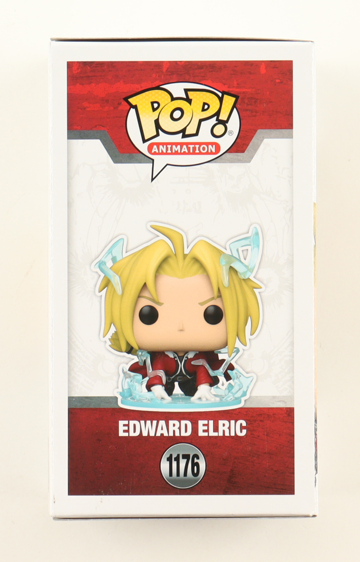 Vic Mignogna Signed "Fullmetal Alchemist: Brotherhood" #1176 Edward Elric Funko Pop! Vinyl Figure Inscribed "Move Forward" (JSA) at PristineAuction.com Vic Mignogna Signed "Fullmetal Alchemist: Brotherhood" #1176 Edward Elric Funko Pop! Vinyl Figure Inscribed "Move Forward" (JSA) at PristineAuction.com