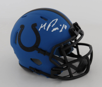 Michael Pittman Jr. Signed Colts Rave Alternate Speed Mini Helmet (JSA) at PristineAuction.com