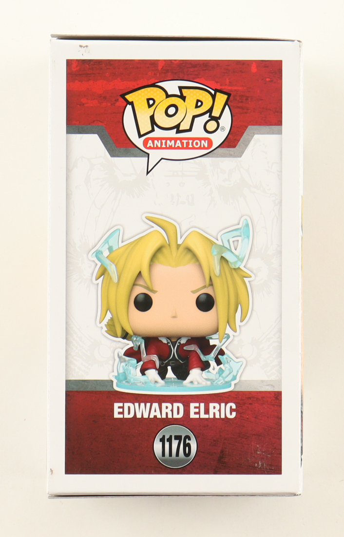 Vic Mignogna Signed "Fullmetal Alchemist: Brotherhood" #1176 Edward Elric Funko Pop! Vinyl Figure Inscribed "Move Forward!" (JSA) at PristineAuction.com Vic Mignogna Signed "Fullmetal Alchemist: Brotherhood" #1176 Edward Elric Funko Pop! Vinyl Figure Inscribed "Move Forward!" (JSA) at PristineAuction.com