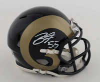 Braden Fiske Signed Rams Mini Helmet (Beckett) at PristineAuction.com