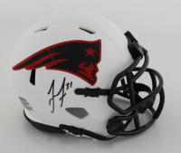 Jonathan Jones Signed Patriots Lunar Eclipse Alternate Speed Mini Helmet (JSA) at PristineAuction.com