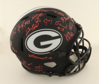 2021 Georgia Bulldogs Full-Size Eclipse Alternate Speed Helmet Team-Signed By (27) With George Pickens, Stetson Bennett, Travon Walker, Brock Bowers (Beckett) at PristineAuction.com