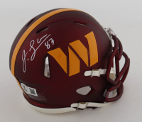 Jaylin Lane Signed Commanders Speed Mini Helmet (Beckett) at PristineAuction.com