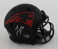 Jonathan Jones Signed Patriots Eclipse Alternate Speed Mini Helmet (JSA) at PristineAuction.com