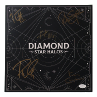 Def Leppard "Diamond Star Halos" Vinyl Album Cover Band-Signed by (5) with Joe Elliott, Rick Savage (JSA) at PristineAuction.com