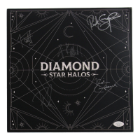 Def Leppard "Diamond Star Halos" Vinyl Album Cover Band-Signed by (5) with Joe Elliott, Rick Savage (JSA) at PristineAuction.com