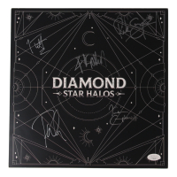 Def Leppard "Diamond Star Halos" Vinyl Album Cover Band-Signed by (5) with Joe Elliott, Rick Savage (JSA) at PristineAuction.com