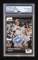 Jackson Merrill Signed 2025 Topps '24 Greatest Hits #GH12 (PSA Authentic) at PristineAuction.com