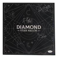 Def Leppard "Diamond Star Halos" Vinyl Album Cover Band-Signed by (5) with Joe Elliott, Rick Savage (JSA) at PristineAuction.com