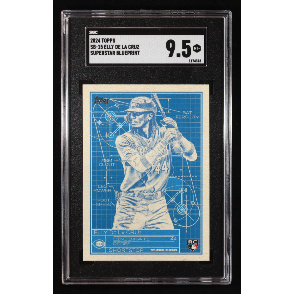 Elly De La Cruz 2024 Topps Superstar Blueprint #SB15 RC (SGC 9.5) at PristineAuction.com