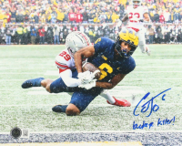 Cornelius Johnson Signed Michigan Wolverines 8x10 Photo Inscribed "Buckeye Killer!" (Beckett) at PristineAuction.com