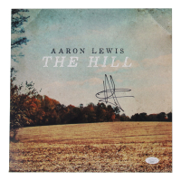 Aaron Lewis Signed "The Hill" Vinyl Record Album Cover Insert (JSA) at PristineAuction.com