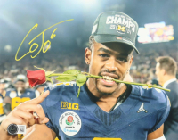 Cornelius Johnson Signed Michigan Wolverines 8x10 Photo (Beckett) at PristineAuction.com