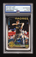 Michael King Signed 2024 Topps #429 (PSA Authentic) at PristineAuction.com